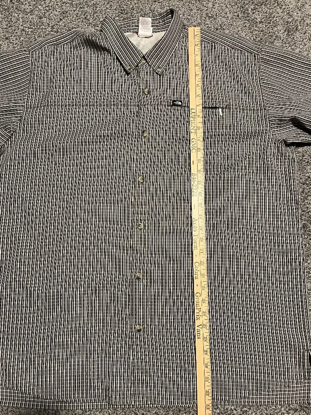 The North Face Hiking Shirt Mens 2XL Brown Plaid Roll Tab Long Sleeve Gorpcore